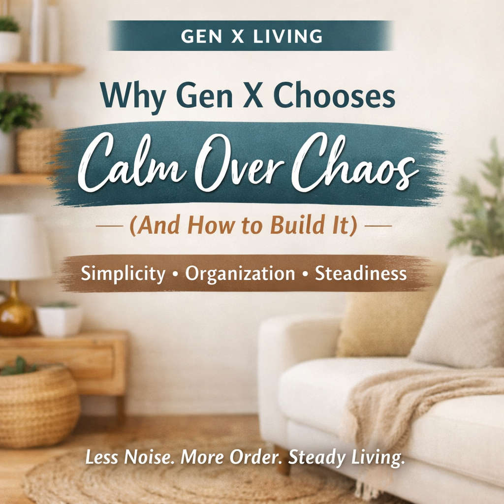 Why Gen X Chooses Calm Over Chaos (And How to Build It)