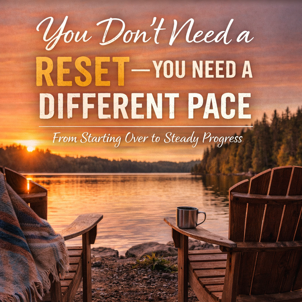 You Don’t Need a Reset — You Need a Different Pace