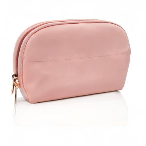 Ethereal Clear Makeup Bag, TSA Travel Makeup Organizer Bag Rose Gold Makeup Bags for Women Small Cosmetic Bag Portable Makeup Bag for Purse