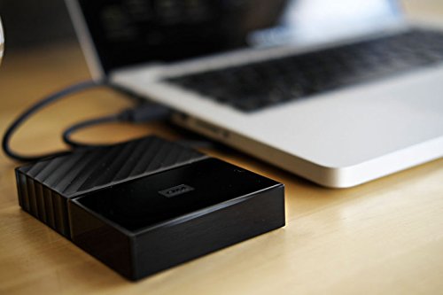 WD 4TB My Passport, Portable External Hard Drive, Black, backup software with defense against ransomware, and password protection, USB 3.1/USB 3.0 compatible - WDBPKJ0040BBK-WESN