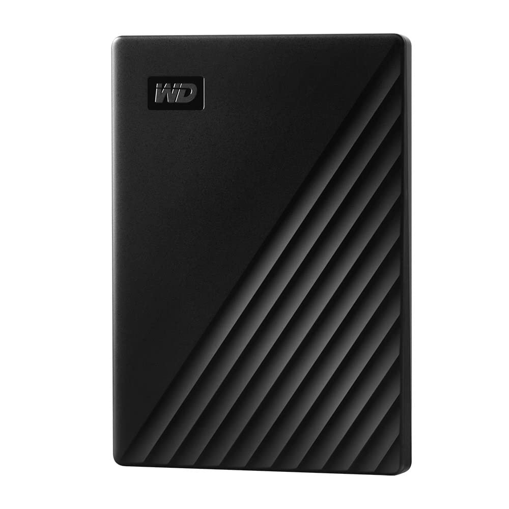 WD 4TB My Passport, Portable External Hard Drive, Black, backup software with defense against ransomware, and password protection, USB 3.1/USB 3.0 compatible - WDBPKJ0040BBK-WESN