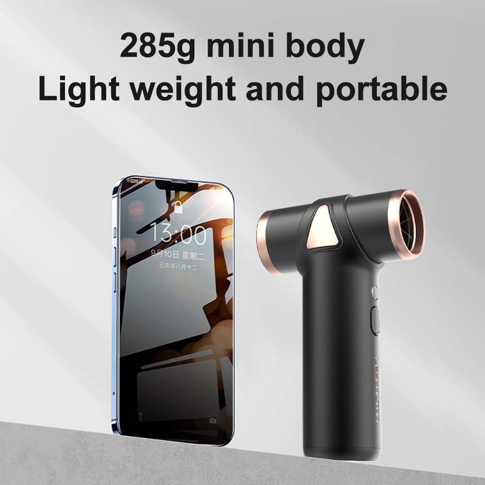 Cordless Hair Dryer No Hot Air, Mini Blow Dryer, Aluminum Air Duster Keyboard Cleaner for Computer Keyboard Electronics Cleaning, Outdoor Hiking, Camping, Air Cushion Inflation