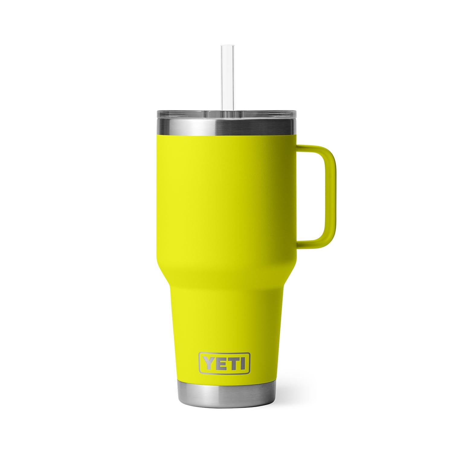 YETI Rambler 42 oz Tumbler with Handle and Straw Lid, Travel Mug Water Tumbler, Vacuum Insulated Cup with Handle, Stainless Steel, Beekeeper