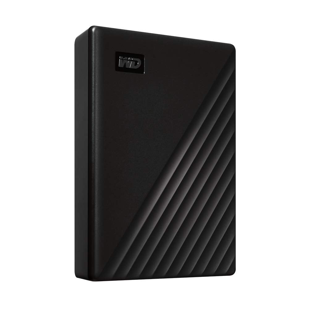 WD 4TB My Passport, Portable External Hard Drive, Black, backup software with defense against ransomware, and password protection, USB 3.1/USB 3.0 compatible - WDBPKJ0040BBK-WESN