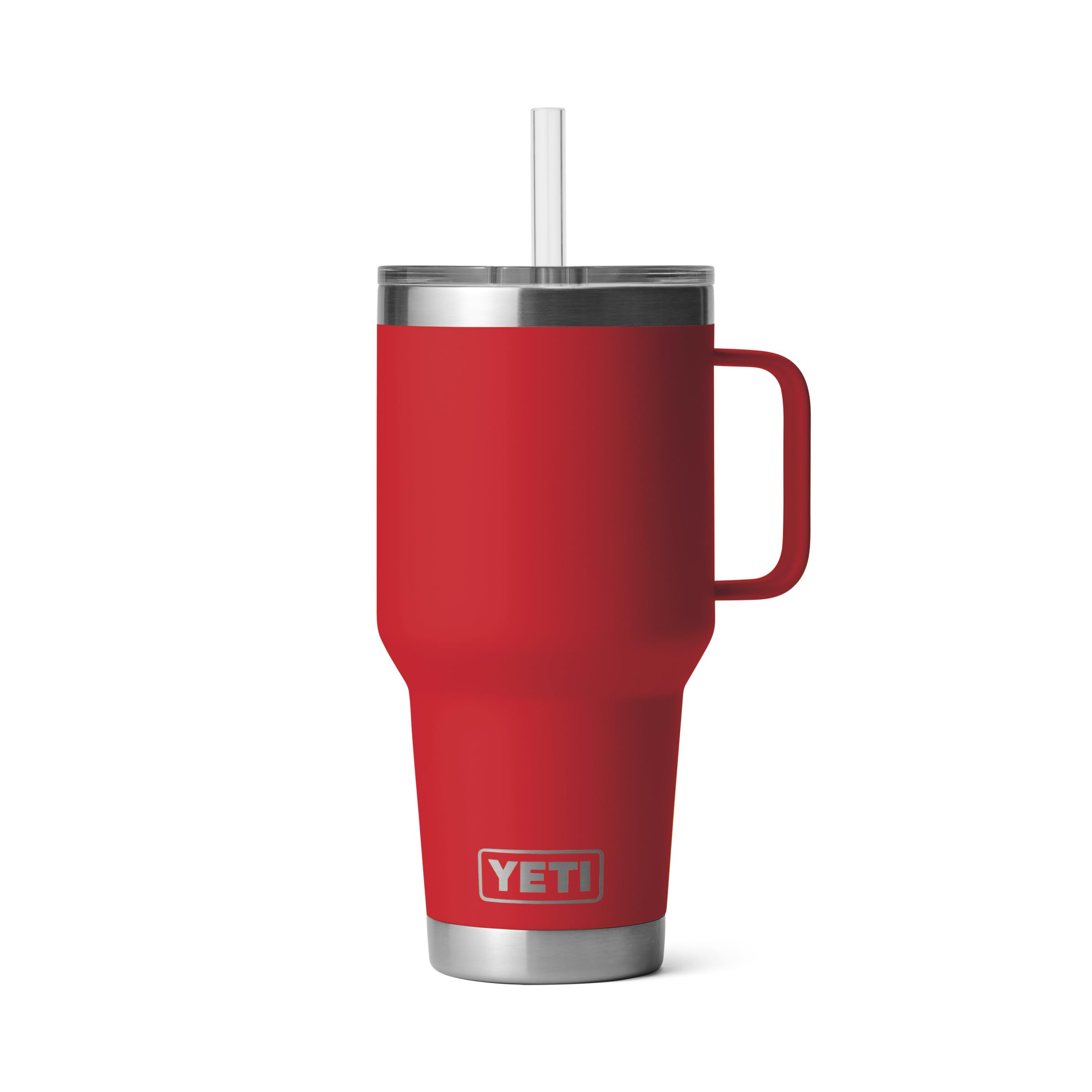 YETI Rambler 42 oz Tumbler with Handle and Straw Lid, Travel Mug Water Tumbler, Vacuum Insulated Cup with Handle, Stainless Steel, Beekeeper