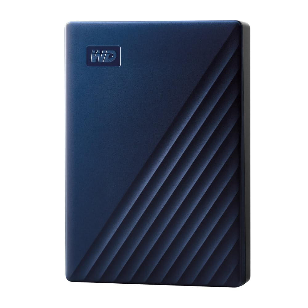 WD 4TB My Passport, Portable External Hard Drive, Black, backup software with defense against ransomware, and password protection, USB 3.1/USB 3.0 compatible - WDBPKJ0040BBK-WESN