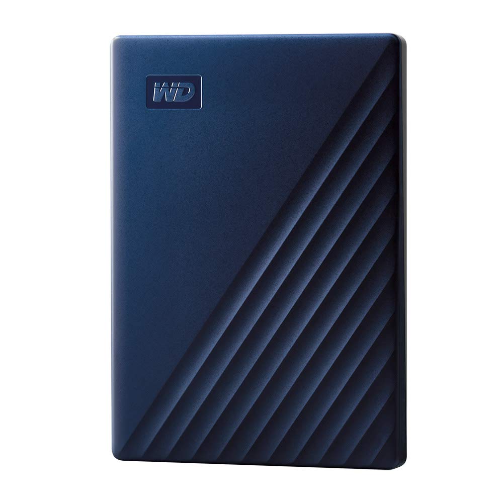 WD 4TB My Passport, Portable External Hard Drive, Black, backup software with defense against ransomware, and password protection, USB 3.1/USB 3.0 compatible - WDBPKJ0040BBK-WESN