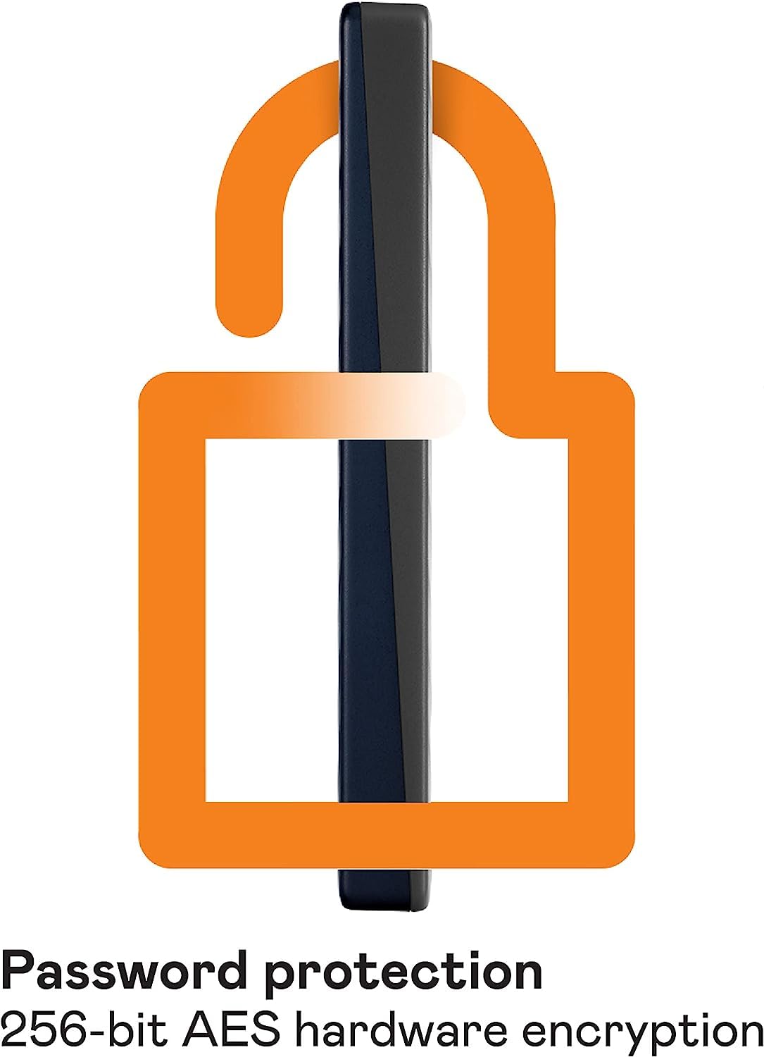 WD 4TB My Passport, Portable External Hard Drive, Black, backup software with defense against ransomware, and password protection, USB 3.1/USB 3.0 compatible - WDBPKJ0040BBK-WESN