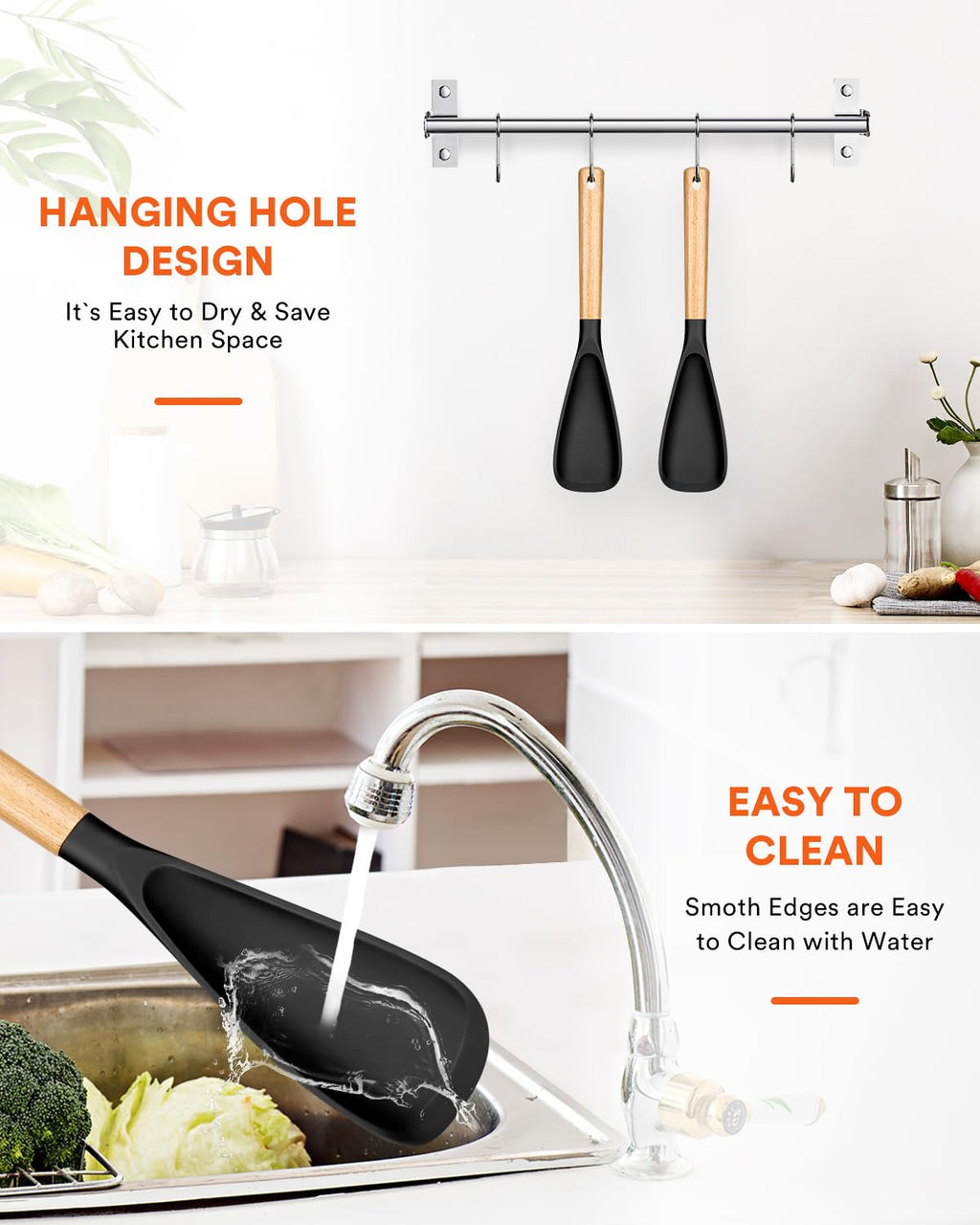 Cooking Spoon for Nonstick Cookwares, Nonstick Safe Cooking Spoon | Protect Your Pans – Gen X Kitchen