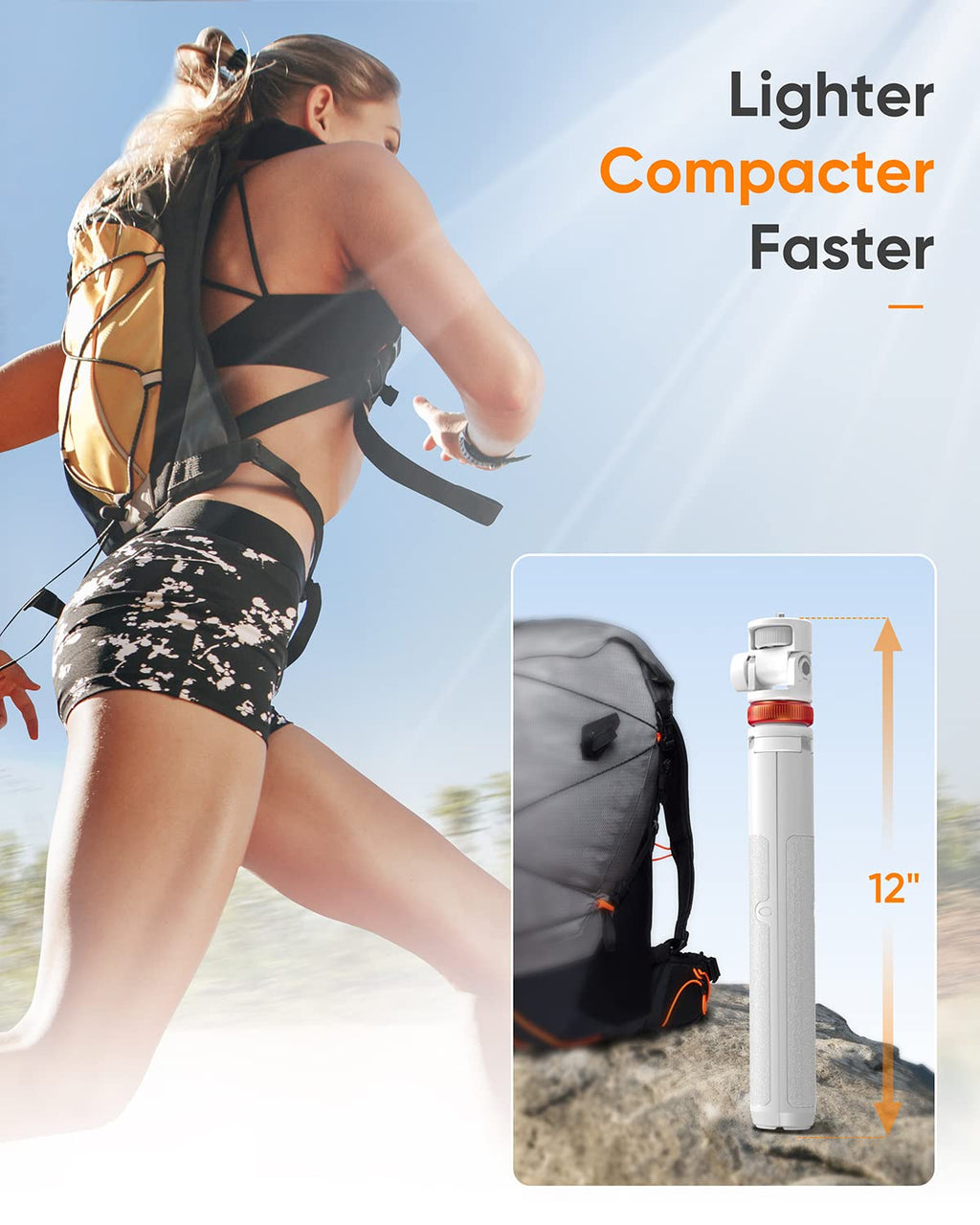 EUCOS 62" Phone Tripod, Tripod for iPhone & Selfie Stick with Remote, Extendable Cell Phone Stand & Ultimate Phone Holder, Solidest Phone Stand Compatible with iPhone/Android