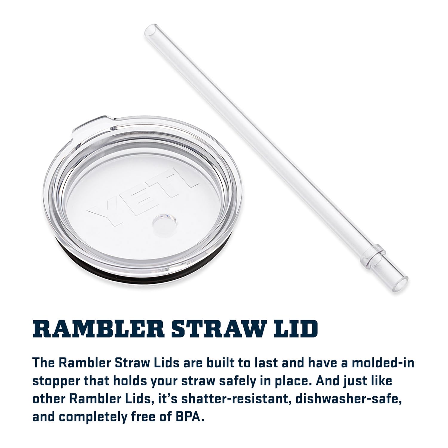 YETI Rambler 42 oz Tumbler with Handle and Straw Lid, Travel Mug Water Tumbler, Vacuum Insulated Cup with Handle, Stainless Steel, Beekeeper