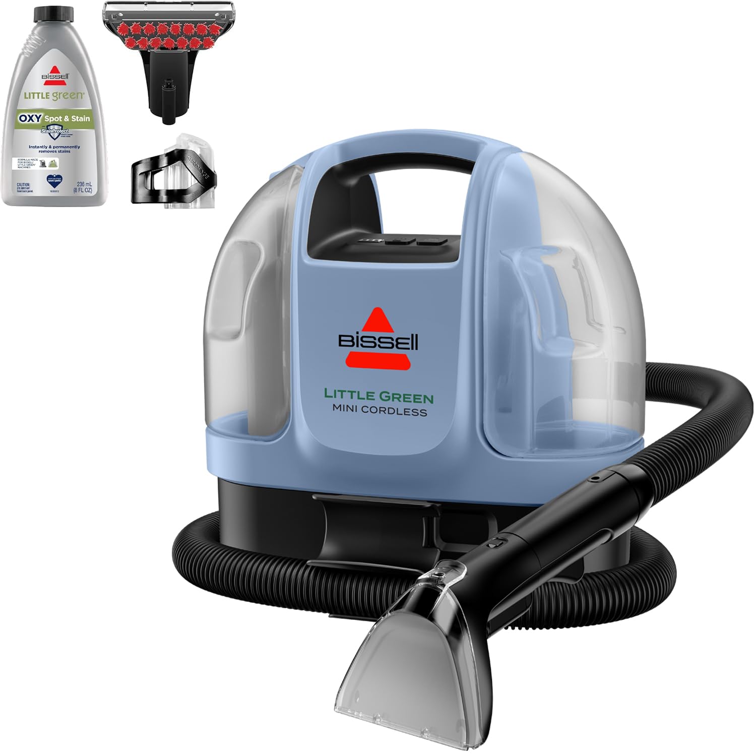 BISSELL Little Green Cordless Portable Deep Cleaner with 25V Lithium-Ion Battery & Battery-Boost Technology, 3682
