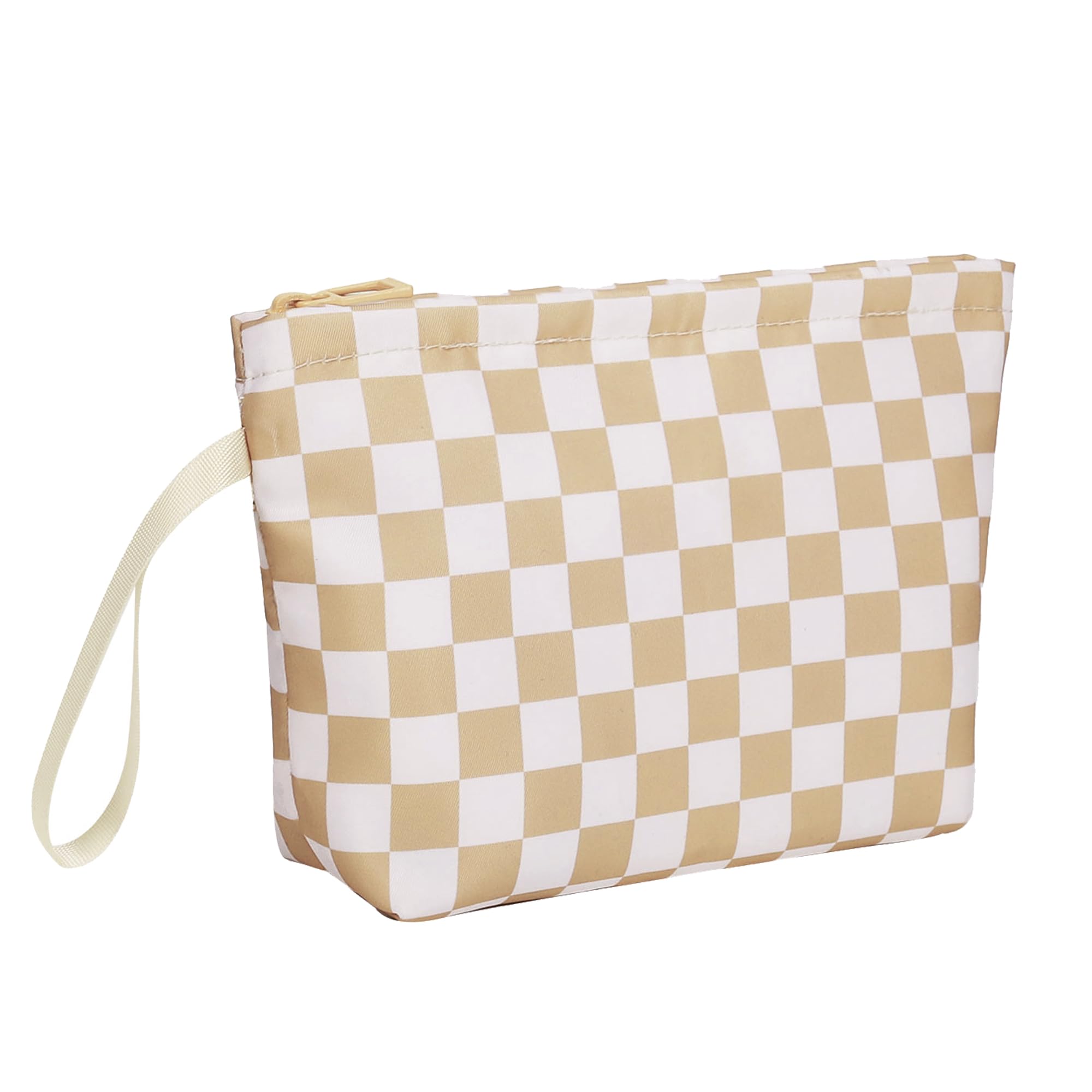 Ethereal Clear Makeup Bag, TSA Travel Makeup Organizer Bag Rose Gold Makeup Bags for Women Small Cosmetic Bag Portable Makeup Bag for Purse