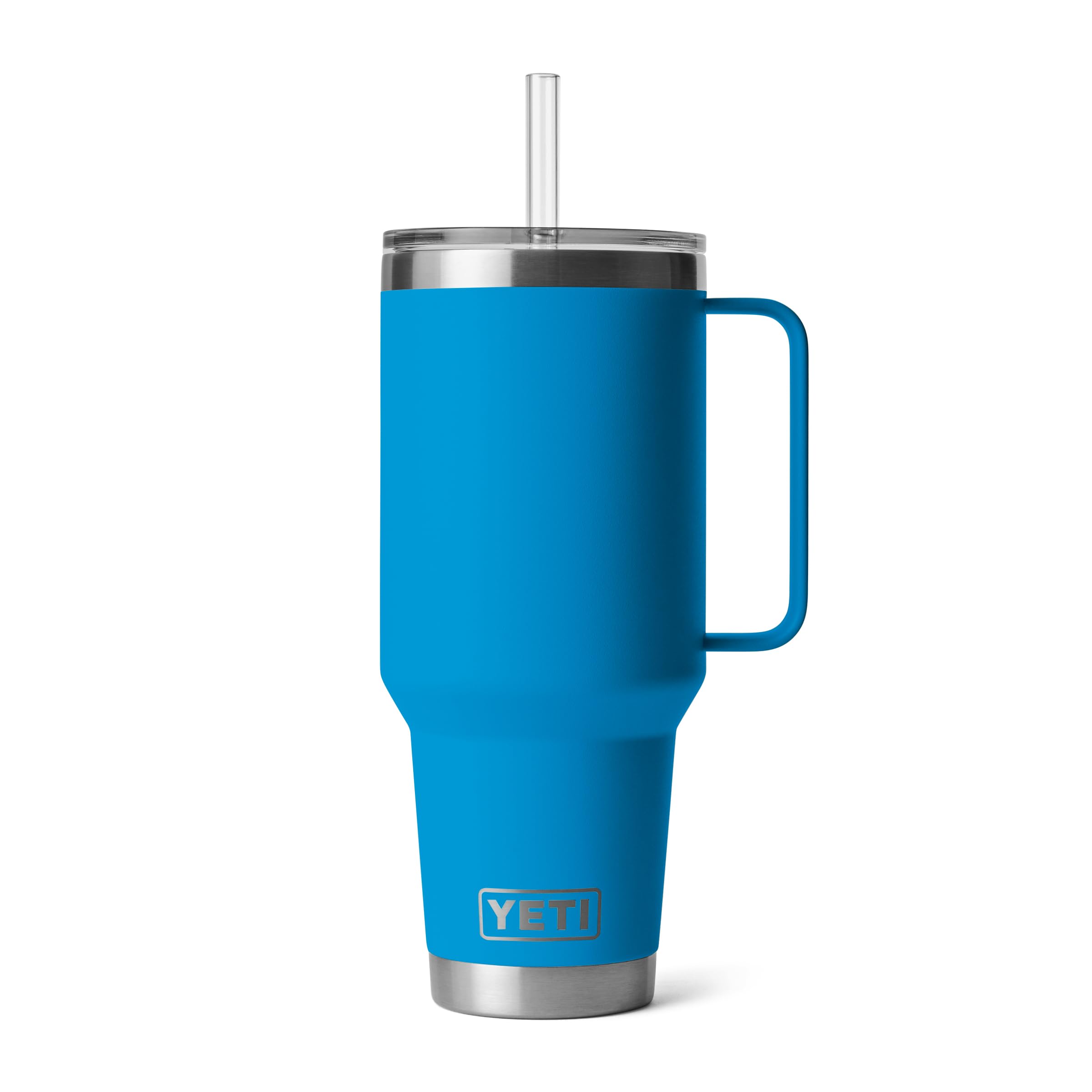 YETI Rambler 42 oz Tumbler with Handle and Straw Lid, Travel Mug Water Tumbler, Vacuum Insulated Cup with Handle, Stainless Steel, Beekeeper