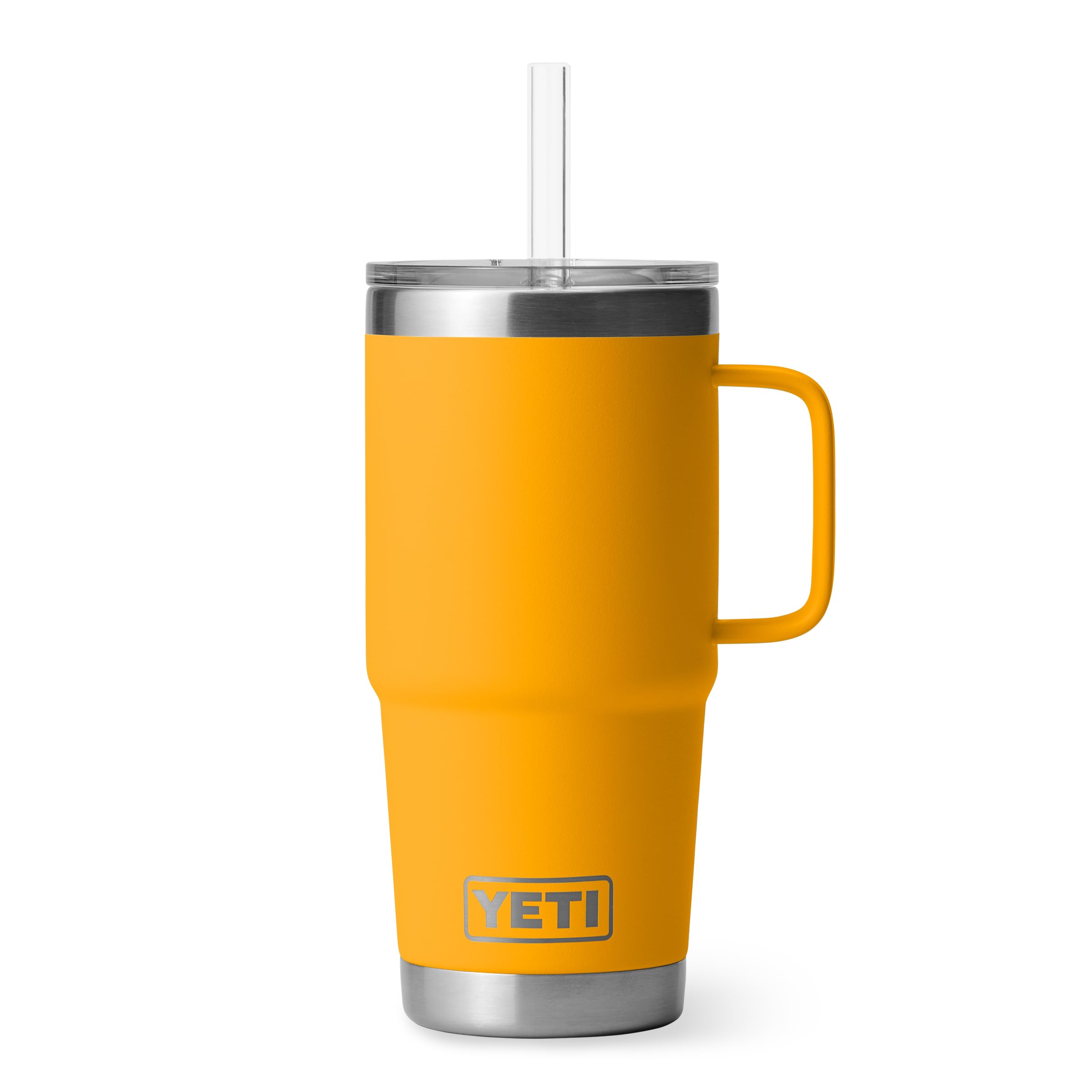 YETI Rambler 42 oz Tumbler with Handle and Straw Lid, Travel Mug Water Tumbler, Vacuum Insulated Cup with Handle, Stainless Steel, Beekeeper