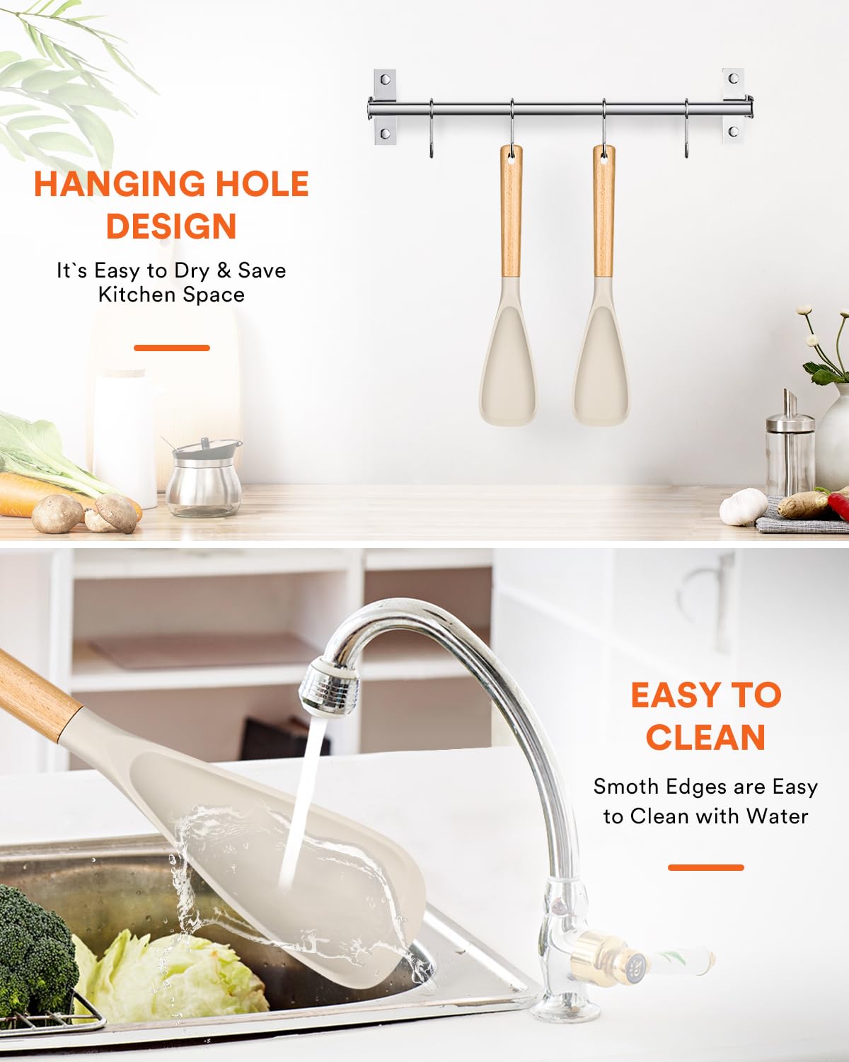 Cooking Spoon for Nonstick Cookwares, Nonstick Safe Cooking Spoon | Protect Your Pans – Gen X Kitchen