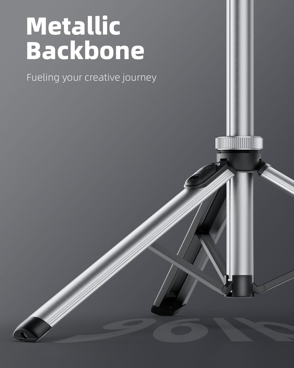 EUCOS 62" Phone Tripod, Tripod for iPhone & Selfie Stick with Remote, Extendable Cell Phone Stand & Ultimate Phone Holder, Solidest Phone Stand Compatible with iPhone/Android