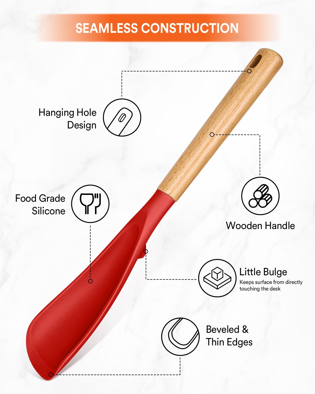 Cooking Spoon for Nonstick Cookwares, Nonstick Safe Cooking Spoon | Protect Your Pans – Gen X Kitchen