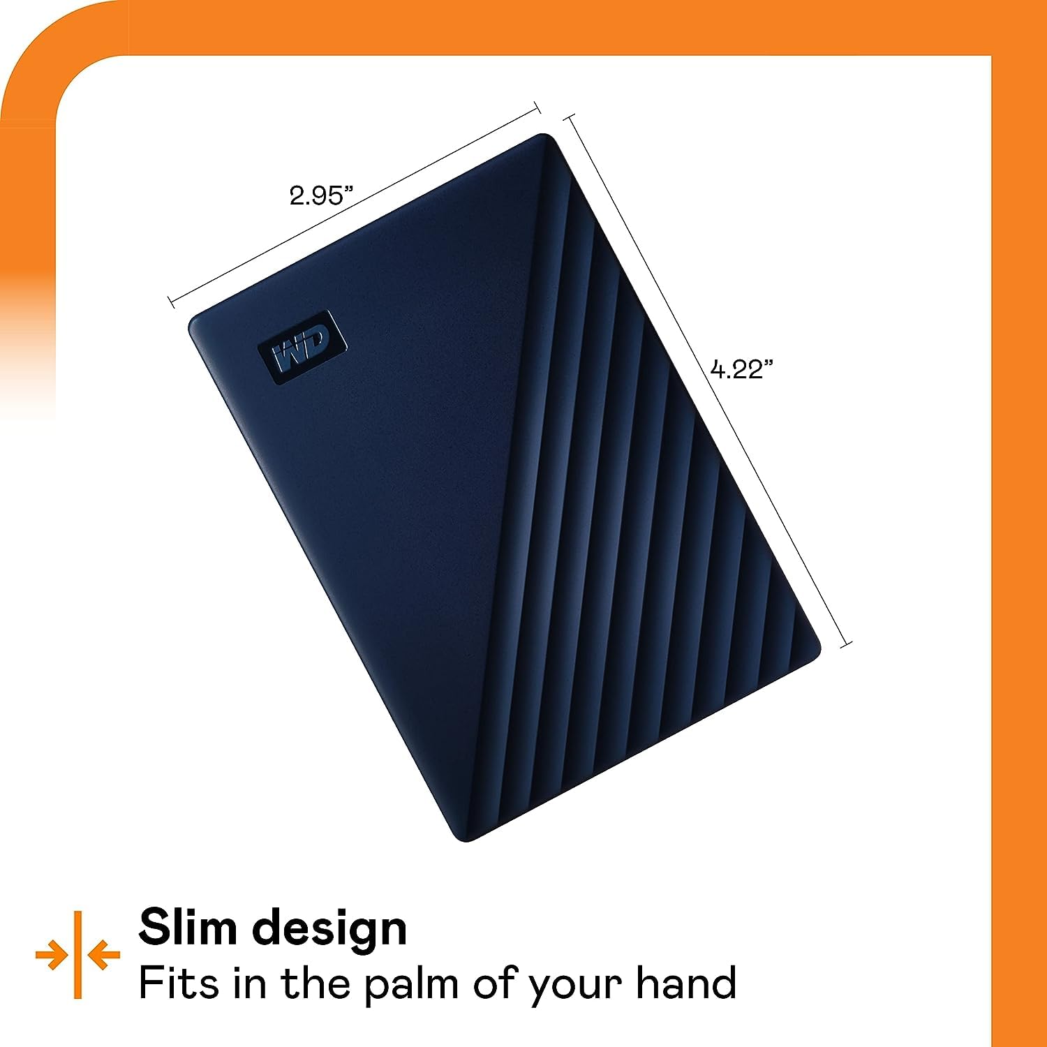 WD 4TB My Passport, Portable External Hard Drive, Black, backup software with defense against ransomware, and password protection, USB 3.1/USB 3.0 compatible - WDBPKJ0040BBK-WESN