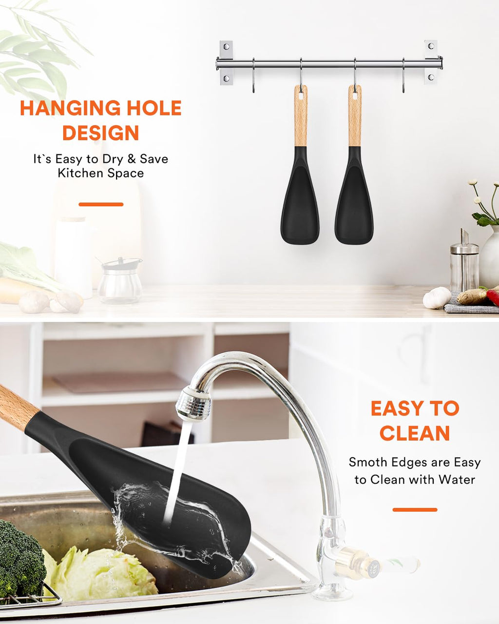 Cooking Spoon for Nonstick Cookwares, Nonstick Safe Cooking Spoon | Protect Your Pans – Gen X Kitchen