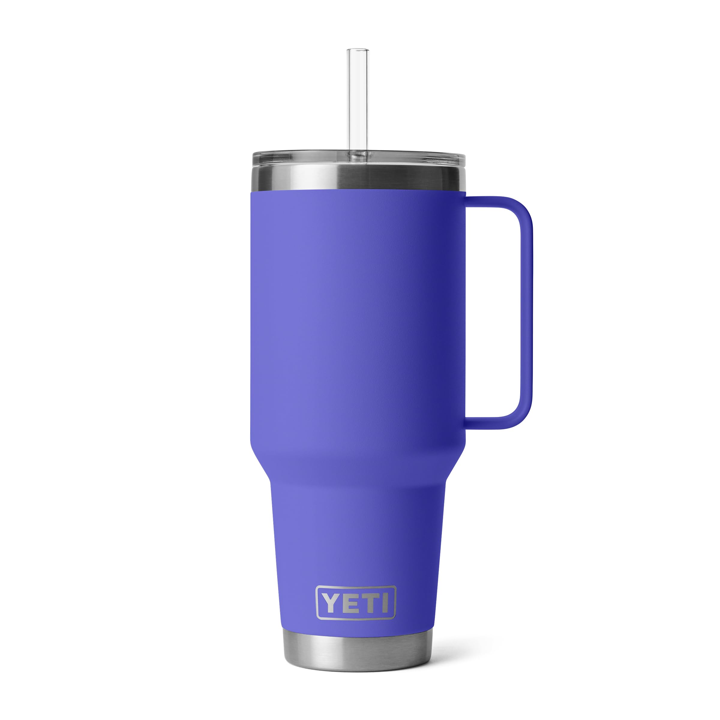 YETI Rambler 42 oz Tumbler with Handle and Straw Lid, Travel Mug Water Tumbler, Vacuum Insulated Cup with Handle, Stainless Steel, Beekeeper