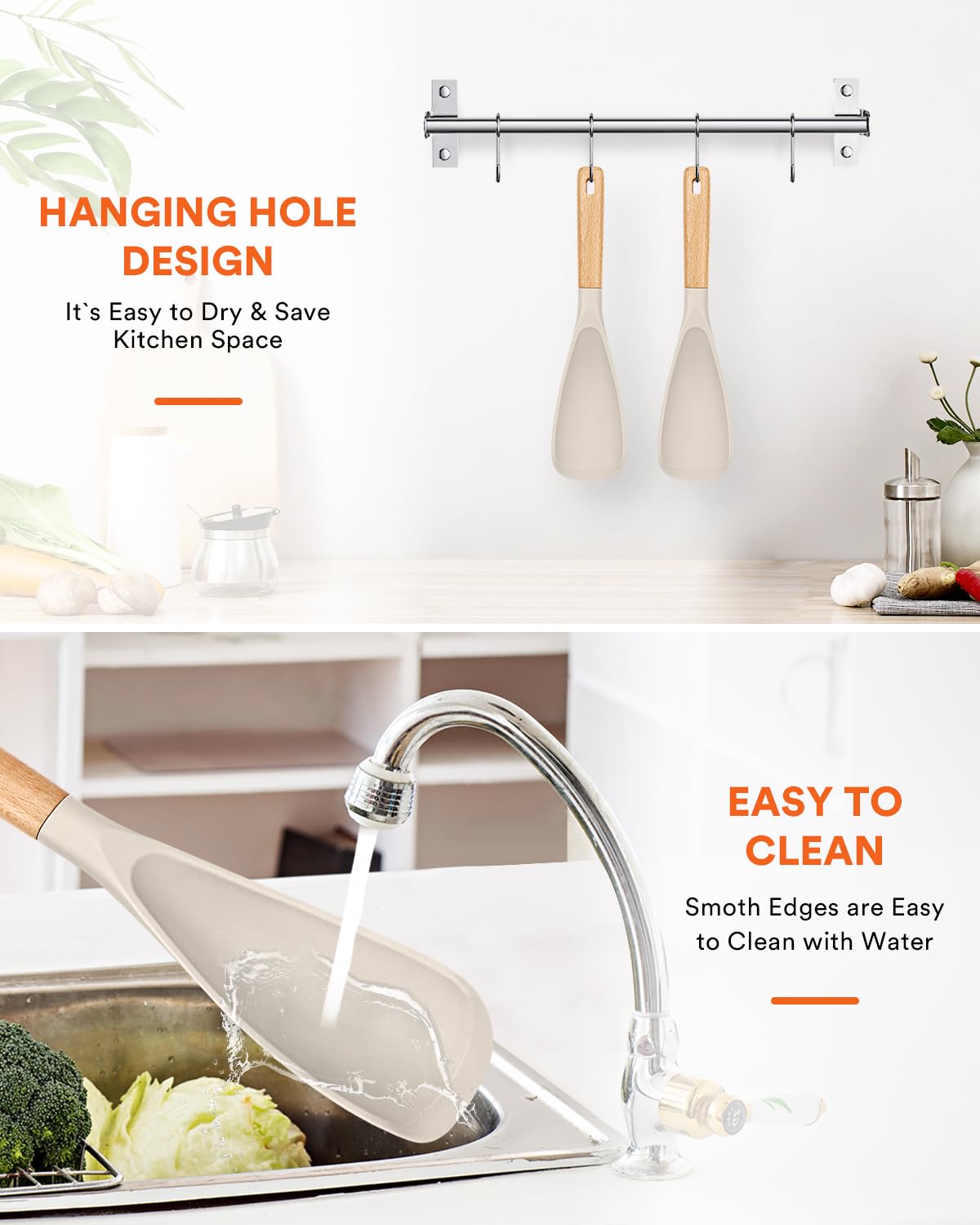 Cooking Spoon for Nonstick Cookwares, Nonstick Safe Cooking Spoon | Protect Your Pans – Gen X Kitchen