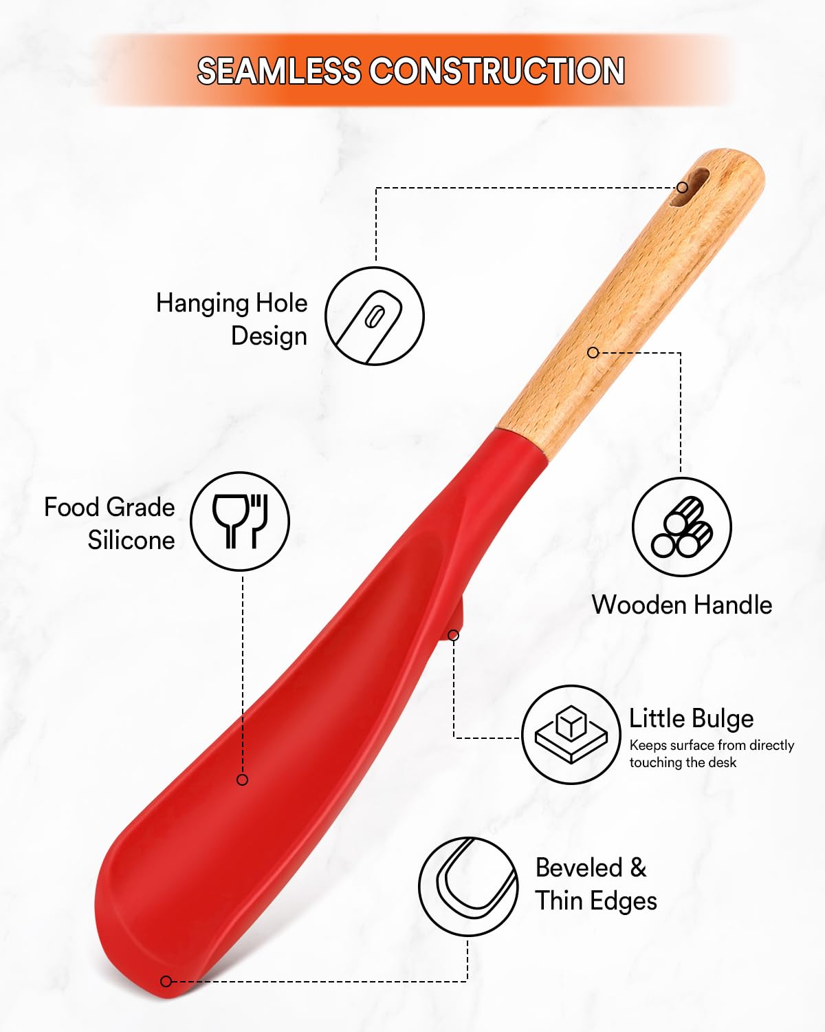 Cooking Spoon for Nonstick Cookwares, Nonstick Safe Cooking Spoon | Protect Your Pans – Gen X Kitchen