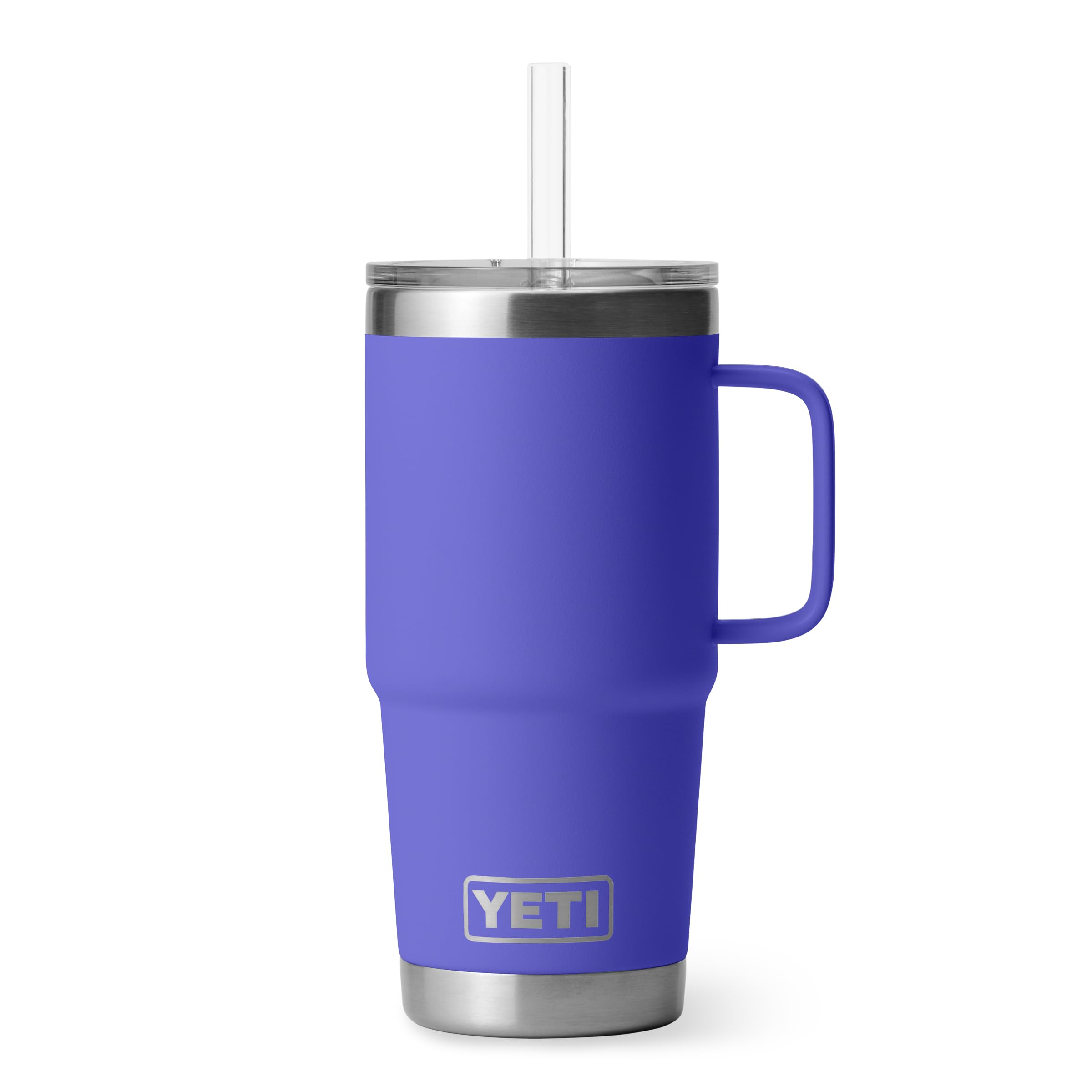 YETI Rambler 42 oz Tumbler with Handle and Straw Lid, Travel Mug Water Tumbler, Vacuum Insulated Cup with Handle, Stainless Steel, Beekeeper