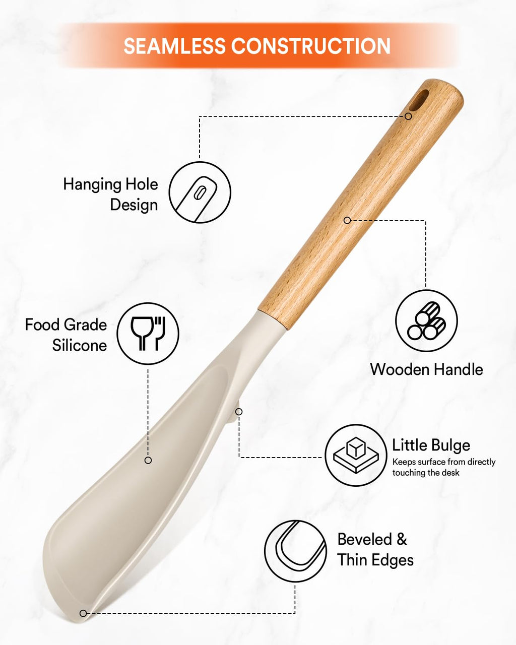 Cooking Spoon for Nonstick Cookwares, Nonstick Safe Cooking Spoon | Protect Your Pans – Gen X Kitchen