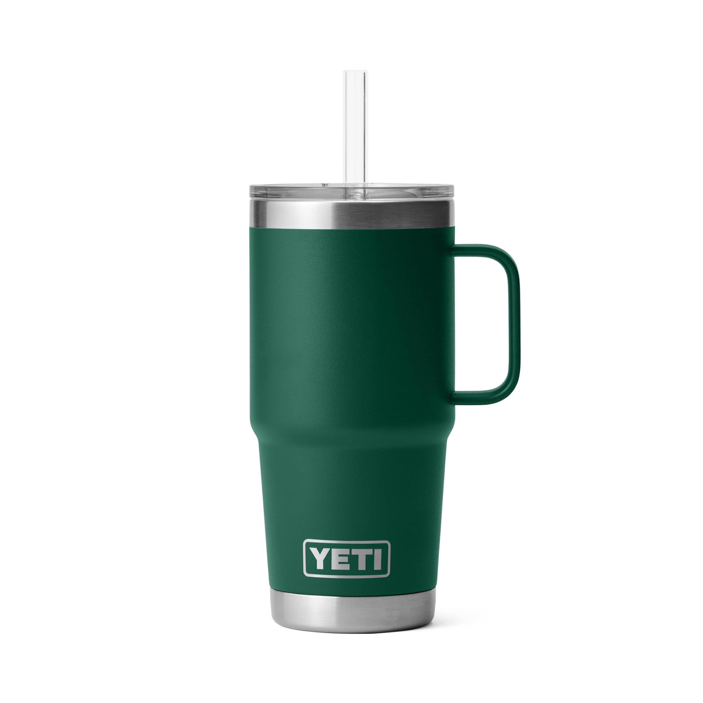 YETI Rambler 42 oz Tumbler with Handle and Straw Lid, Travel Mug Water Tumbler, Vacuum Insulated Cup with Handle, Stainless Steel, Beekeeper