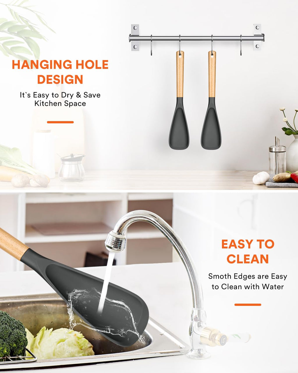 Cooking Spoon for Nonstick Cookwares, Nonstick Safe Cooking Spoon | Protect Your Pans – Gen X Kitchen