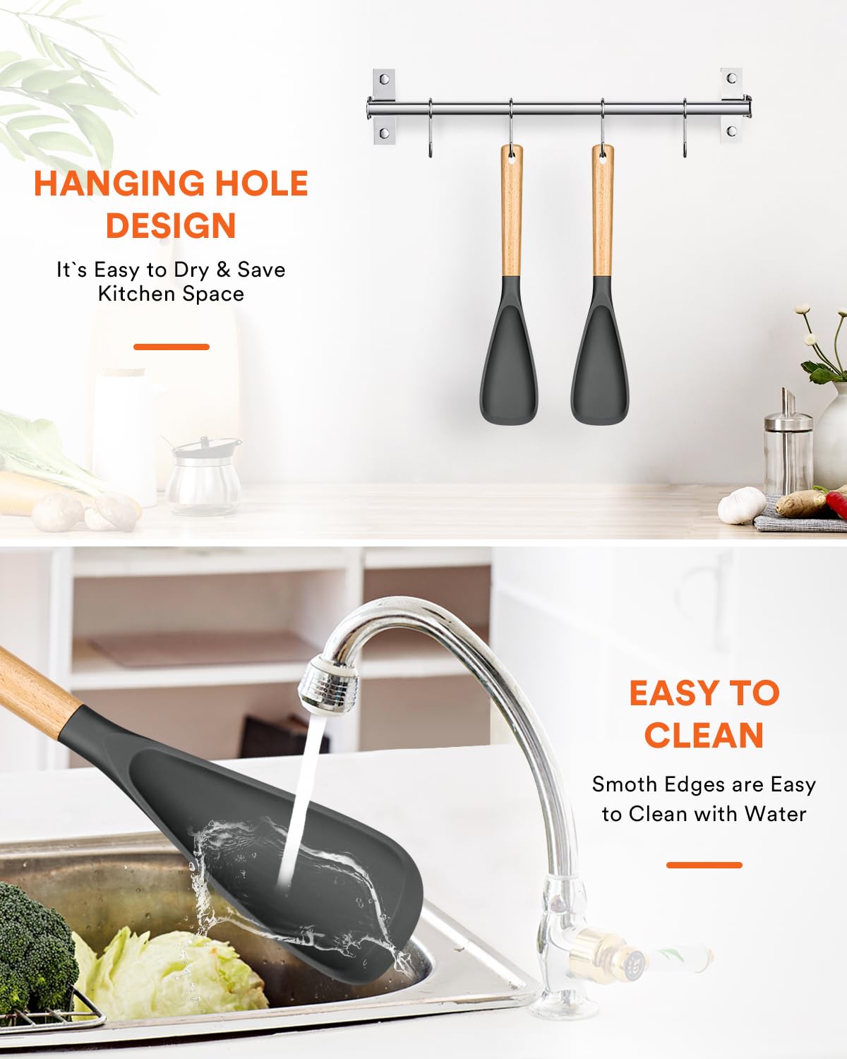 Cooking Spoon for Nonstick Cookwares, Nonstick Safe Cooking Spoon | Protect Your Pans – Gen X Kitchen