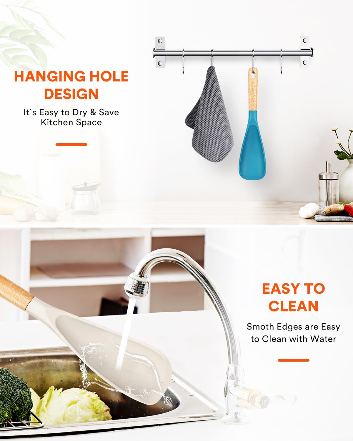 Cooking Spoon for Nonstick Cookwares, Nonstick Safe Cooking Spoon | Protect Your Pans – Gen X Kitchen