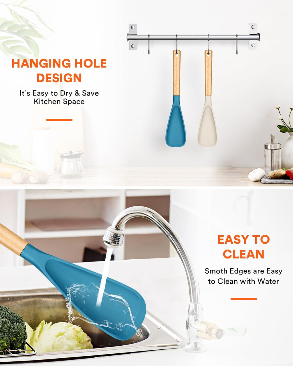 Cooking Spoon for Nonstick Cookwares, Nonstick Safe Cooking Spoon | Protect Your Pans – Gen X Kitchen