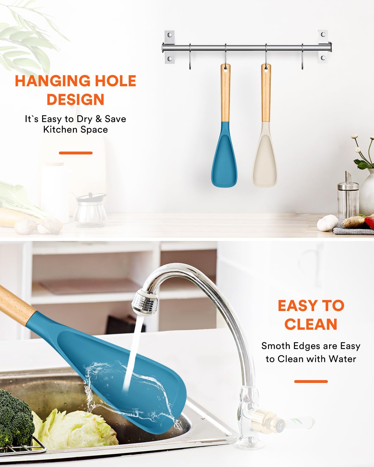 Cooking Spoon for Nonstick Cookwares, Nonstick Safe Cooking Spoon | Protect Your Pans – Gen X Kitchen
