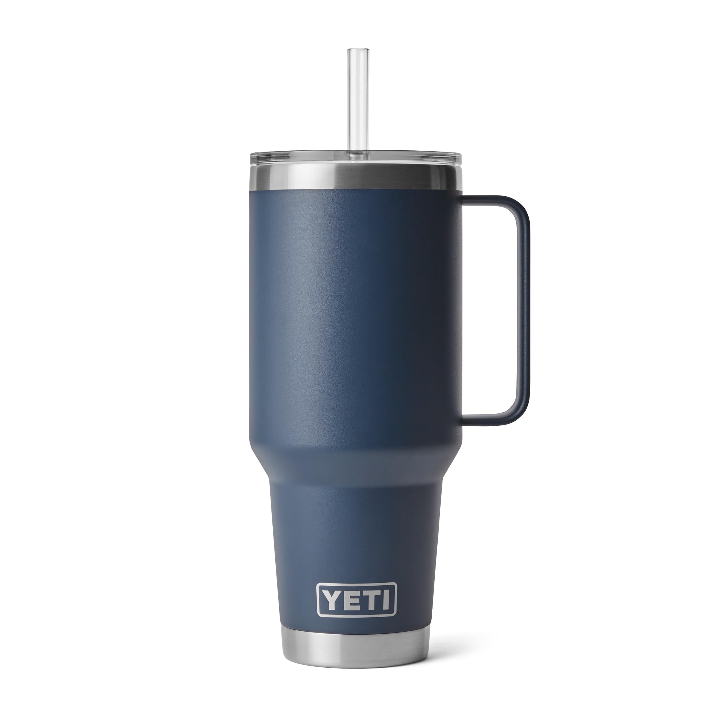 YETI Rambler 42 oz Tumbler with Handle and Straw Lid, Travel Mug Water Tumbler, Vacuum Insulated Cup with Handle, Stainless Steel, Beekeeper