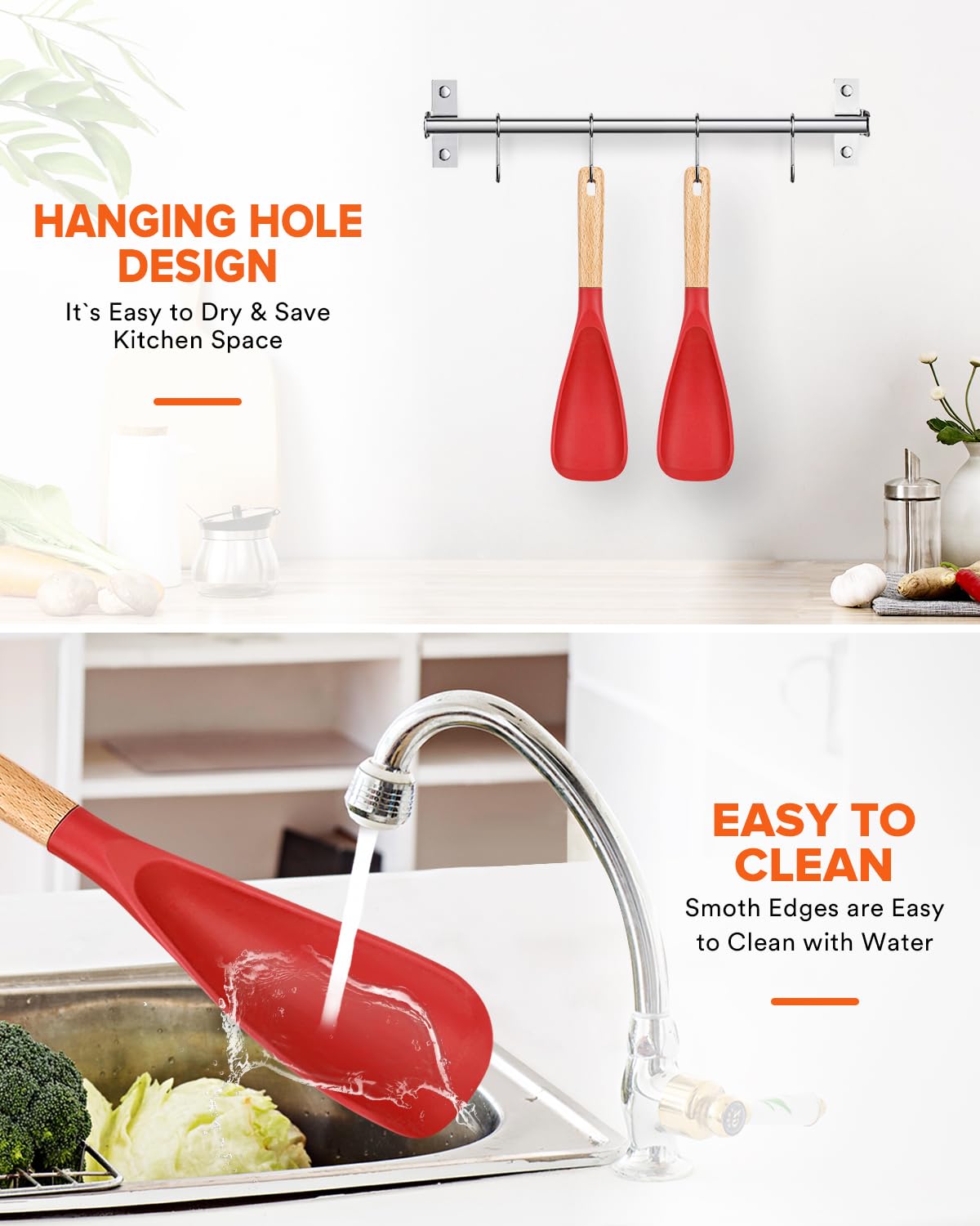 Cooking Spoon for Nonstick Cookwares, Nonstick Safe Cooking Spoon | Protect Your Pans – Gen X Kitchen