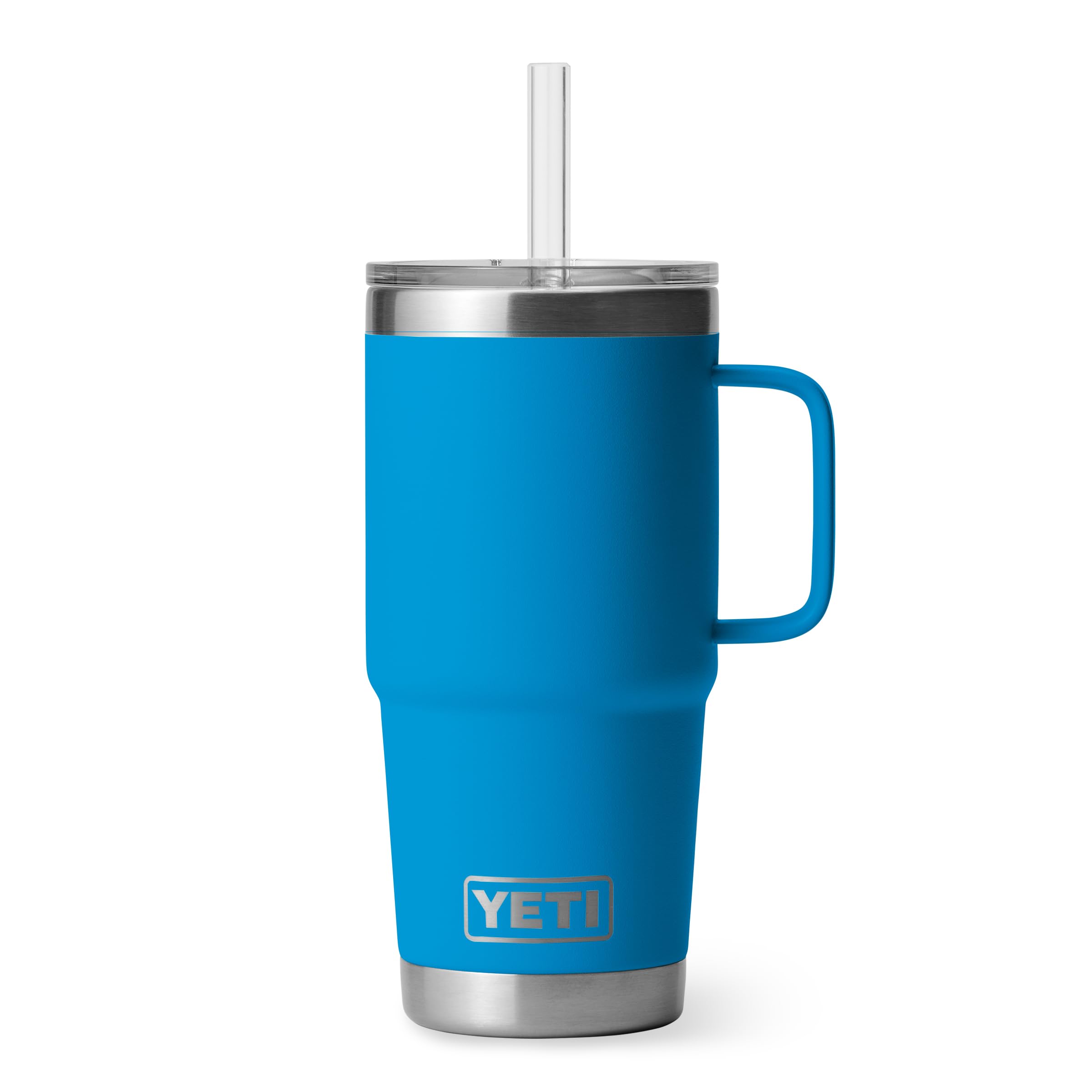 YETI Rambler 42 oz Tumbler with Handle and Straw Lid, Travel Mug Water Tumbler, Vacuum Insulated Cup with Handle, Stainless Steel, Beekeeper