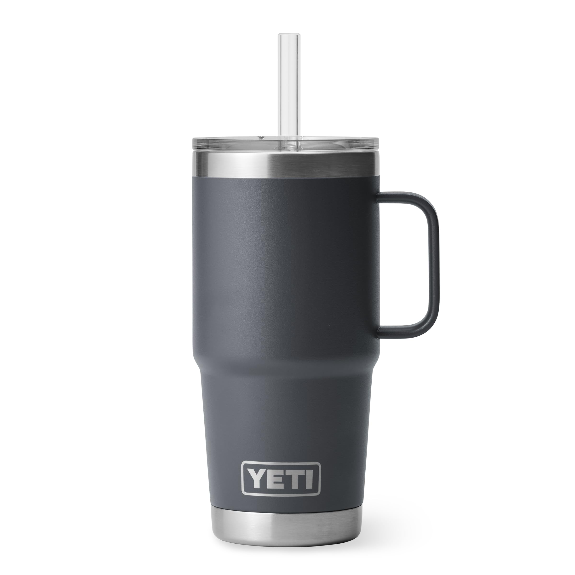 YETI Rambler 42 oz Tumbler with Handle and Straw Lid, Travel Mug Water Tumbler, Vacuum Insulated Cup with Handle, Stainless Steel, Beekeeper