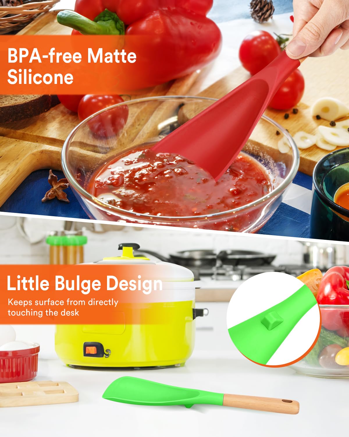 Cooking Spoon for Nonstick Cookwares, Nonstick Safe Cooking Spoon | Protect Your Pans – Gen X Kitchen