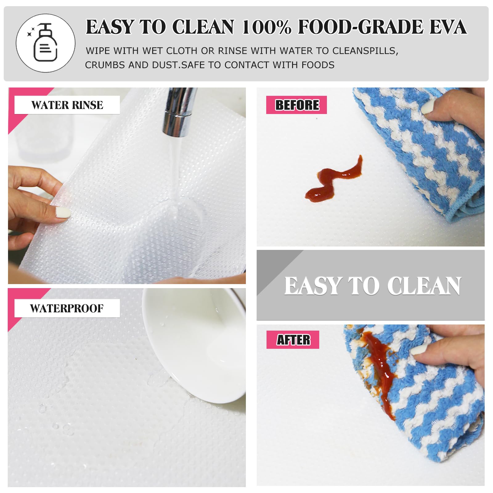 Refrigerator Shelf Liners | Easy Clean Fridge Solution – Gen X Living