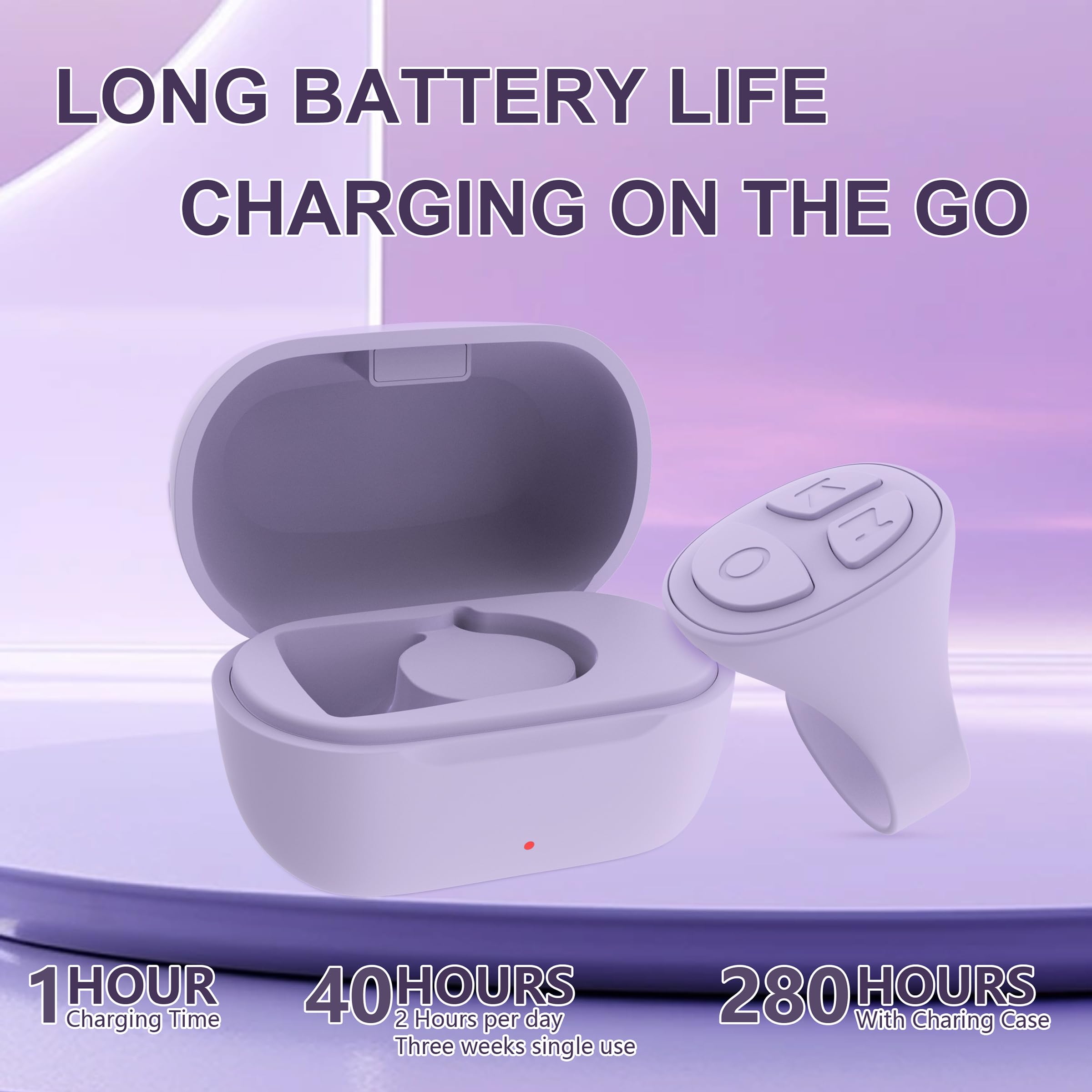 Tiktok Scrolling Ring for iPhone, Bluetooth Camera Remote Control, Remote Control for TIK Tok Scrolling Ring for iPhone, Android (Black)