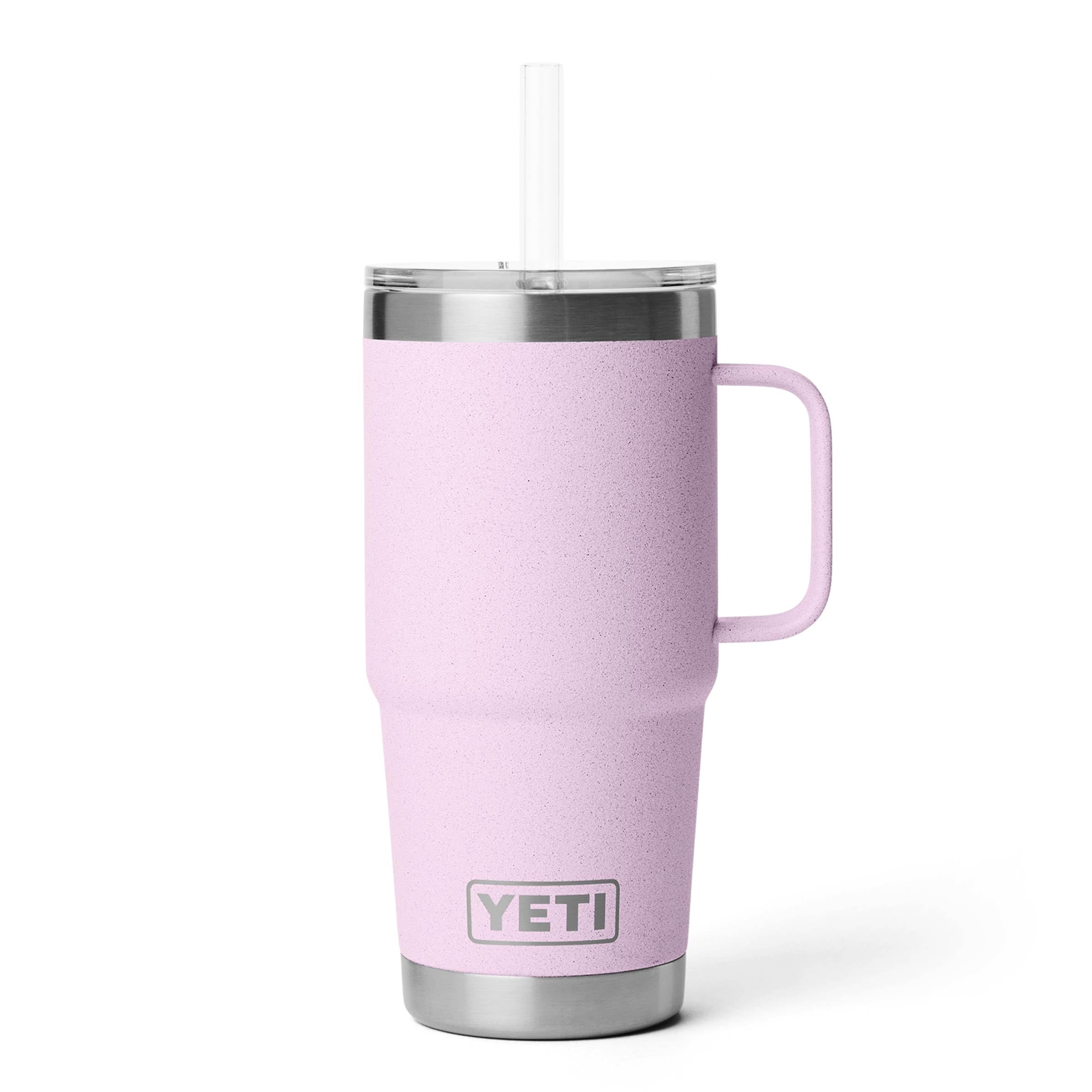 YETI Rambler 42 oz Tumbler with Handle and Straw Lid, Travel Mug Water Tumbler, Vacuum Insulated Cup with Handle, Stainless Steel, Beekeeper