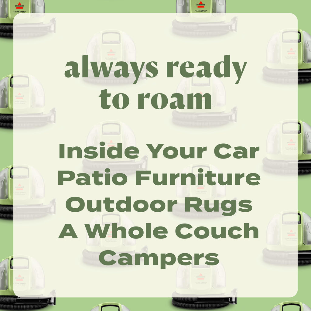 BISSELL Little Green Cordless Portable Deep Cleaner with 25V Lithium-Ion Battery & Battery-Boost Technology, 3682