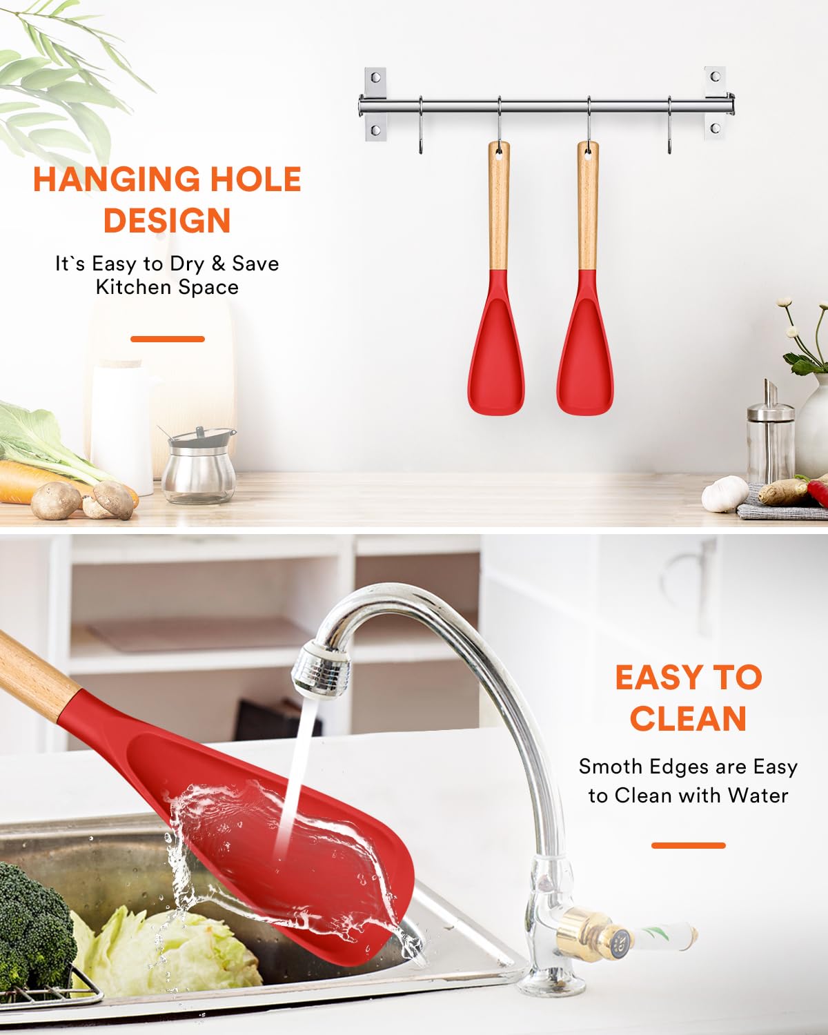 Cooking Spoon for Nonstick Cookwares, Nonstick Safe Cooking Spoon | Protect Your Pans – Gen X Kitchen