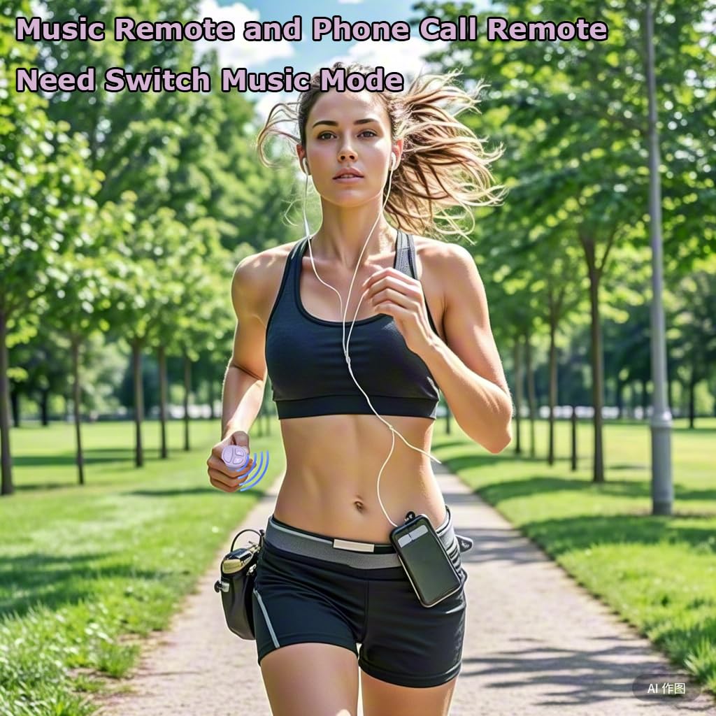 Tiktok Scrolling Ring for iPhone, Bluetooth Camera Remote Control, Remote Control for TIK Tok Scrolling Ring for iPhone, Android (Black)