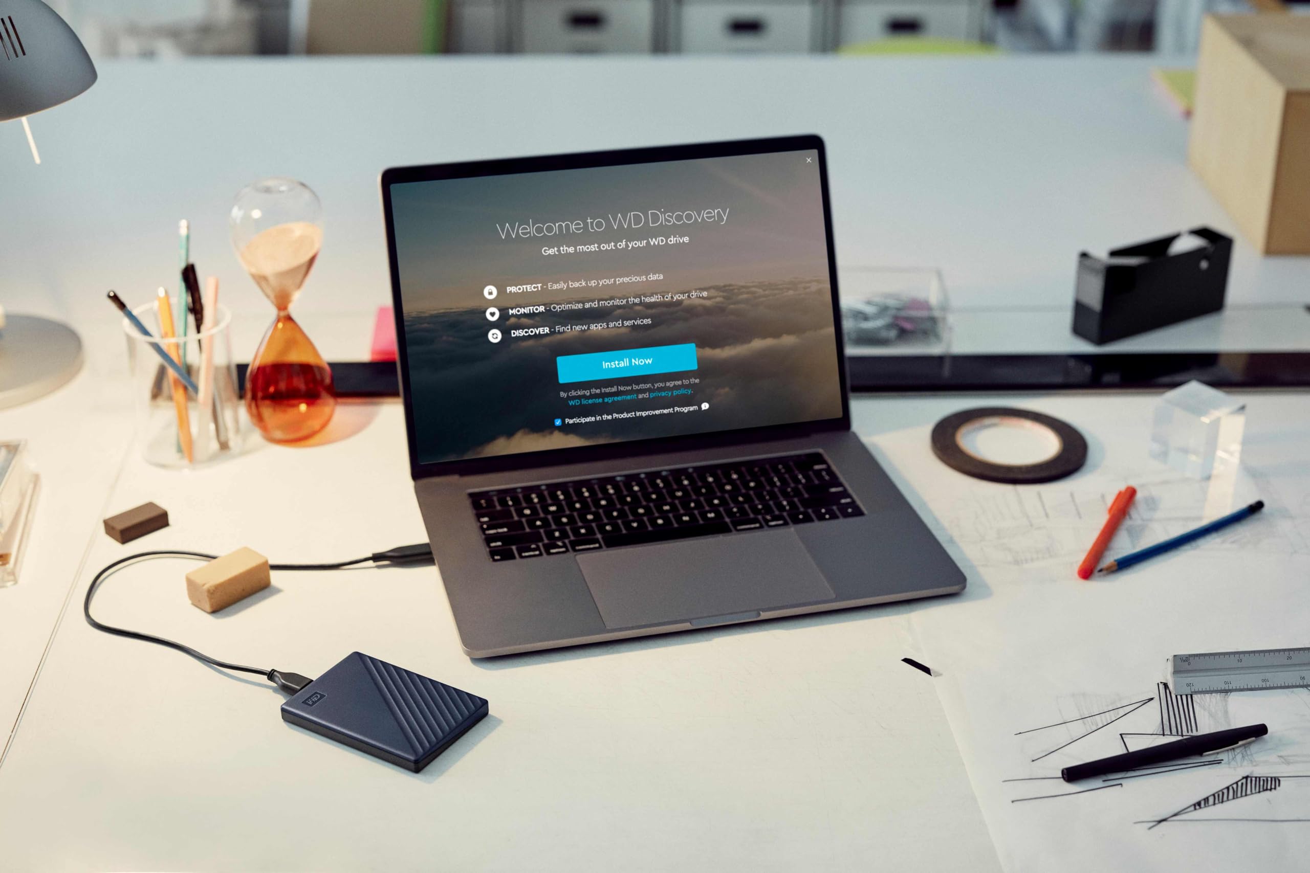 WD 4TB My Passport, Portable External Hard Drive, Black, backup software with defense against ransomware, and password protection, USB 3.1/USB 3.0 compatible - WDBPKJ0040BBK-WESN