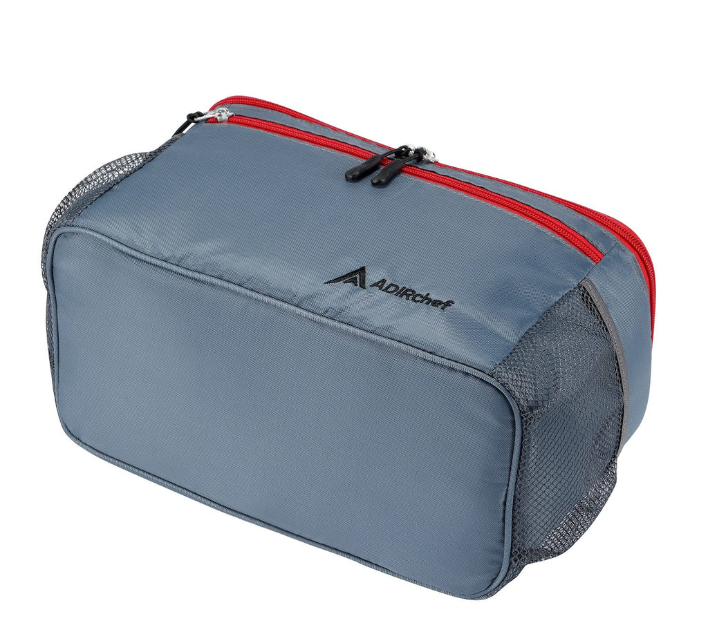 Adir Mini Single Serve Travel Coffee Maker Pouch Organizer, Portable For Travel, Camping, Office Lunch Bag For Grab & Go Daily Use (Black & Green)