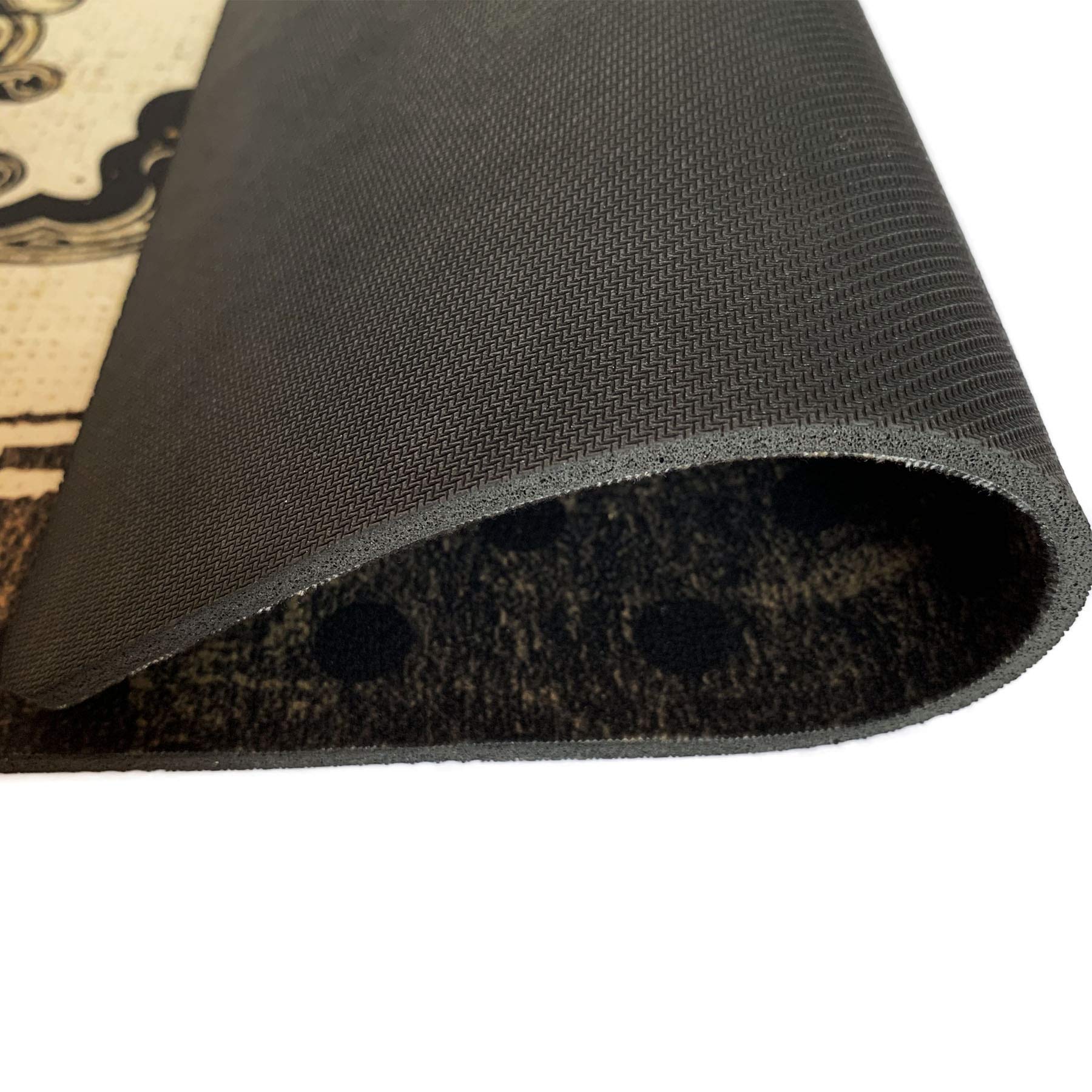 UKELER Laundry Room Rug Runner, Farmhouse Laundry Mats for Washroom Laundry Room Bathroom Kitchen, Non Slip Anti Fatigue Laundry Rugs 48''x20''