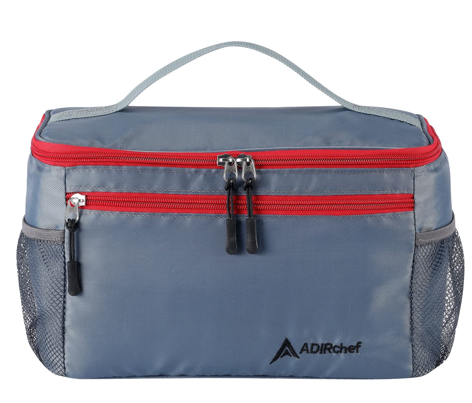 Adir Mini Single Serve Travel Coffee Maker Pouch Organizer, Portable For Travel, Camping, Office Lunch Bag For Grab & Go Daily Use (Black & Green)